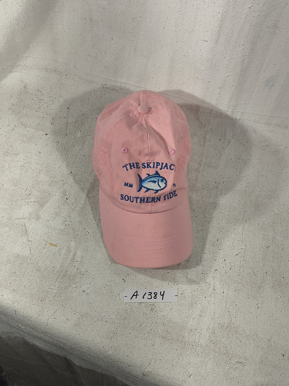 Southern Tide Pink Skipjack Embroidered Adjustable Cap